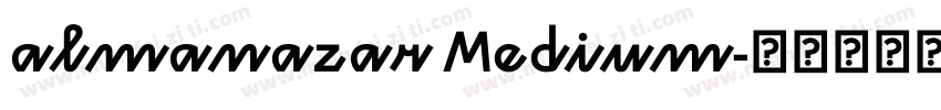 almanazar Medium字体转换